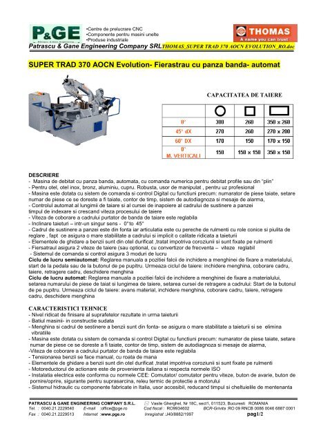 super trad 370 ao cn evolution - PGE