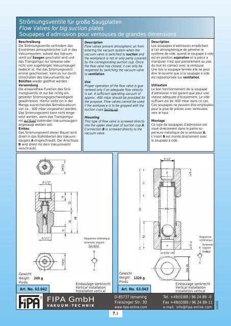 Flat suction cups - pge