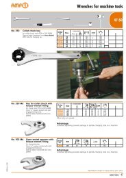 Wrenches for machine tools - pge