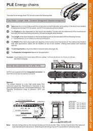 PLE Energy chains - pge