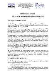 Regulamento PPGEDF / 2012 - UFPR - Universidade Federal do ...