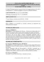 pauta da 8Âª sessÃ£o ordinÃ¡ria do conselho superior do ministÃ©rio ...