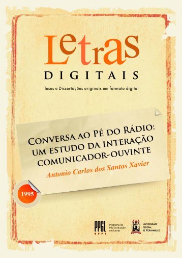 Letras Digitais: 30 anos de teses e dissertaÃ§Ãµes