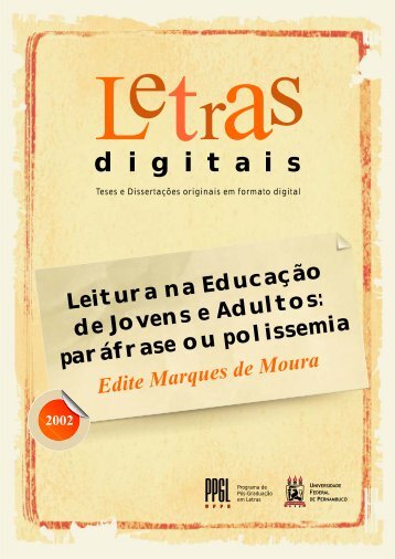 Letras Digitais: 30 anos de teses e dissertaÃ§Ãµes