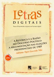 Letras Digitais: 30 anos de teses e dissertaÃ§Ãµes