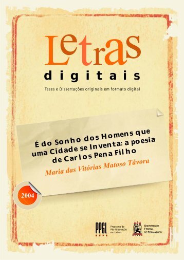 digitais - Programa de PÃ³s-GraduaÃ§Ã£o em Letras da UFPE - PPGL ...