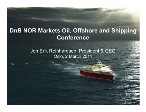 DnB NOR Markets Oil, Offshore and Shipping Conference - PGS