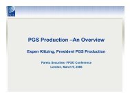 PGS Production âAn Overview