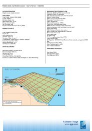 Middle East and Mediterranean - Gulf of Oman - GO2002 - PGS