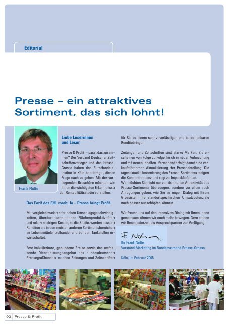 Presse Profit - Presse-Grosso Wilhelm Schmitz GmbH & Co. KG