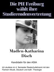 Madlen-Katharina Disch - (PH) Freiburg