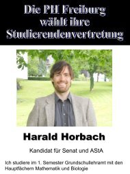 Harald Horbach - (PH) Freiburg