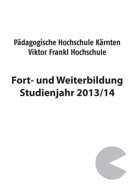 Fort - Pädagogische Hochschule Kärnten