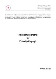 Curriculum - Pädagogische Hochschule Kärnten