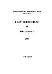 bildungsforschung österreich 2008 - Pädagogische Hochschule ...