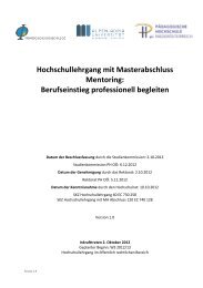 Curriculum - Pädagogische Hochschule Oberösterreich