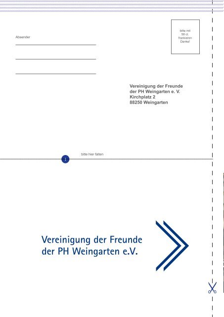 Jahresbericht 2012 - Pädagogische Hochschule Weingarten