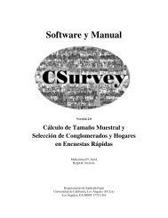 Software y Manual - UCLA School of Public Health