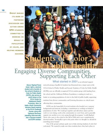 Students of Color for Public Health: Engaging Diverse Communities ...