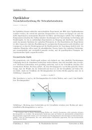Optiklabor - II. Physikalisches Institut, Universität zu Köln