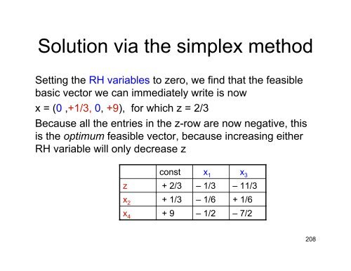 Lecture 9: Linear Programming