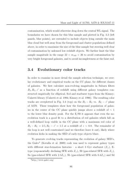 Mass and Light distributions in Clusters of Galaxies - Henry A ...