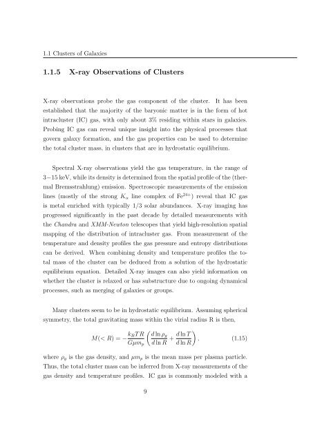 Mass and Light distributions in Clusters of Galaxies - Henry A ...