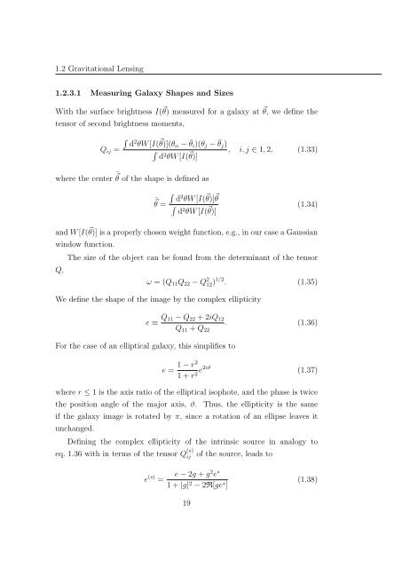 Mass and Light distributions in Clusters of Galaxies - Henry A ...