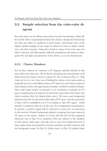 Mass and Light distributions in Clusters of Galaxies - Henry A ...