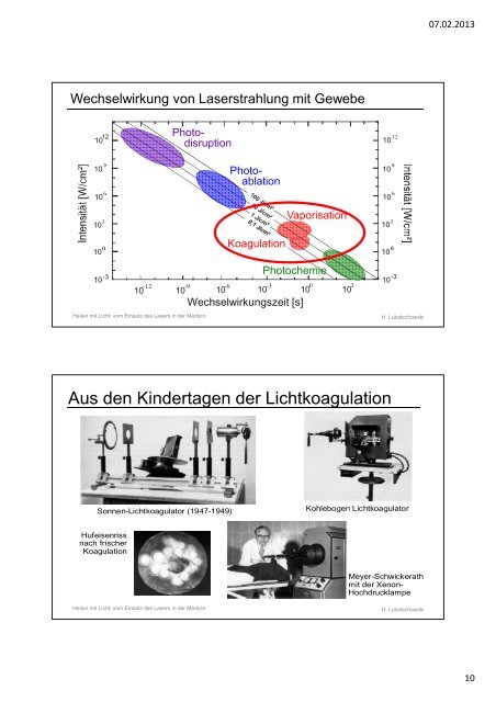 Heilen mit Licht Vom Einsatz des Lasers in der Medizin - Phaeno