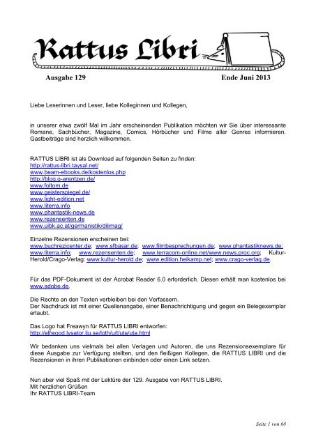 Ausgabe 129 Phantastik News de 