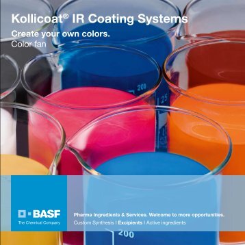 Kollicoat® IR Coating Systems - Pharma Ingredients & Services BASF