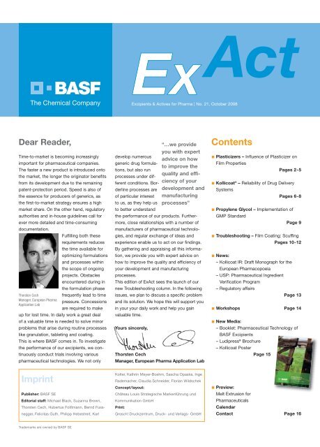 Film Coating: Scuffing - Pharma Ingredients & Services BASF