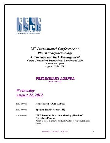 Herings - International Society for Pharmacoepidemiology