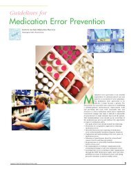 Guidelines for Medication Error Prevention - Pharmacy Practice News
