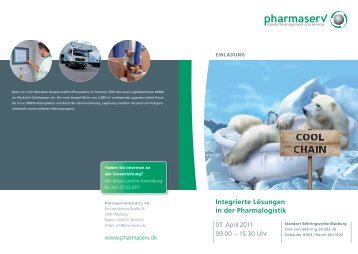 Integrierte LÃ¶sungen in der Pharmalogistik - Pharmaserv