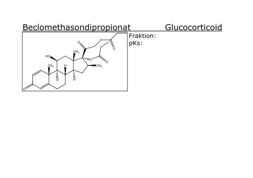 Strukturformeln fÃ¼r den Chemie III Kurs an der Uni ... - Pharmastudent