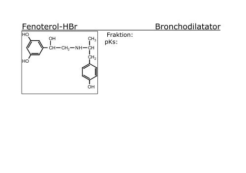 Strukturformeln fÃ¼r den Chemie III Kurs an der Uni ... - Pharmastudent