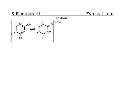 Strukturformeln fÃ¼r den Chemie III Kurs an der Uni ... - Pharmastudent