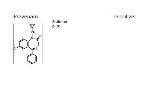 Strukturformeln fÃ¼r den Chemie III Kurs an der Uni ... - Pharmastudent