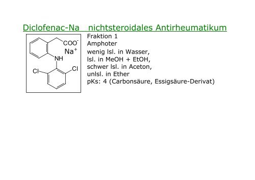 Strukturformeln fÃ¼r den Chemie III Kurs an der Uni ... - Pharmastudent