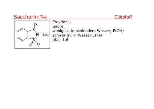 Strukturformeln fÃ¼r den Chemie III Kurs an der Uni ... - Pharmastudent