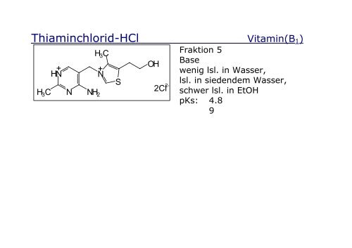 Strukturformeln fÃ¼r den Chemie III Kurs an der Uni ... - Pharmastudent