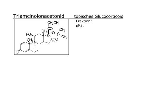 Strukturformeln fÃ¼r den Chemie III Kurs an der Uni ... - Pharmastudent