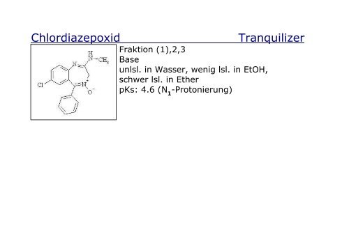 Strukturformeln fÃ¼r den Chemie III Kurs an der Uni ... - Pharmastudent