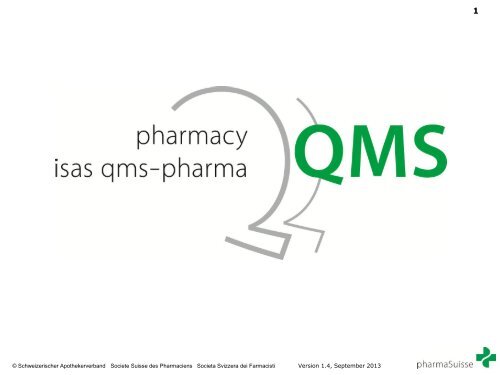 QMS-Apotheke - pharmaSuisse