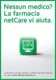 Nessun medico? La farmacia netCare vi aiuta. - pharmaSuisse