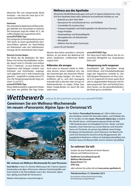 Dezember 2013 - pharmaSuisse