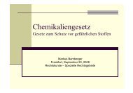 Chemikaliengesetz - Pharmazie