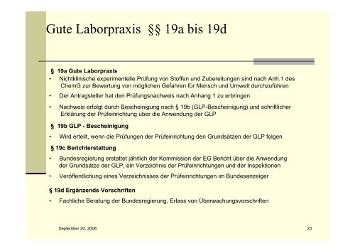 Chemikaliengesetz - Pharmazie